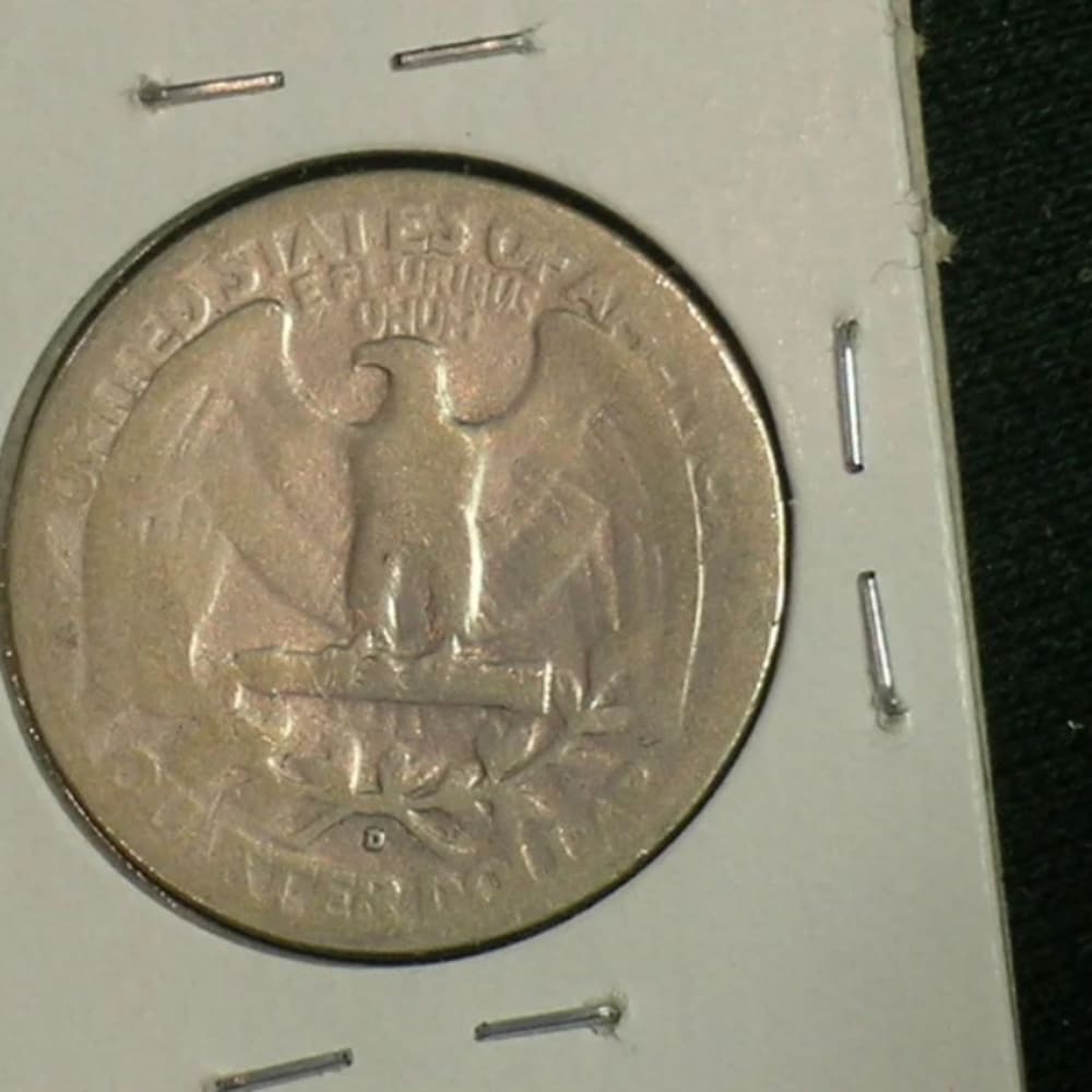 1936-D Nice Washington Quarter - Key Date - Silver Coin (AE7-6)